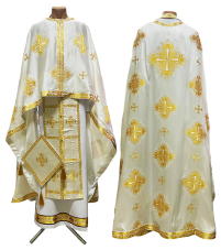 Облачення  Біло-золоте  54р/д145см   Грецький купюр