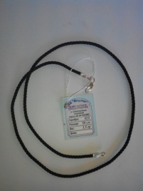 Шнурок 50 см Серебро