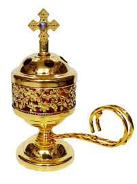 КАДИЛЬНИЦЯ   ↕13см Ø6см   Метал Китай