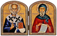 Складень МИКОЛАЙ АНТОНІЙ 21.5/17.5 см МДФ Поліграфія