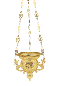 ЛАМПАДА  підвісна    ↕55 ↑11 Ø7см   Позолота Греція 