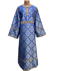 СТИХАРЬ   Синій   р56/д150см   Парча   