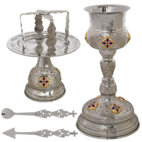 ЕВХАРИСТИЧЕСКИЙ НАБОР   500мл  Никель  Греция   (832N)