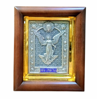 ЯНГОЛ ОХОРОНЕЦЬ   ↕30см ↔25.5см  Гальваніка 