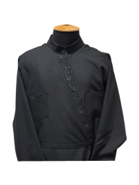 Підрясник грецький   Чорний 48р   Габардин Вишивка "Гілочка"