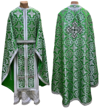 Облачення  Зелене  50р/д145см   Парча "Сонях"