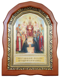 КИЕВСКОЙ ПОХВАЛЫ  ↕27см ↔20см Литография 