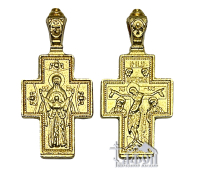 Крестик НАТЕЛЬНЫЙ   4/2см   Металический Покровский