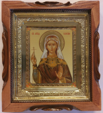 КЛАВДИЯ   ↕19см ↔17см Дерево Литография