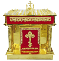 ПАНАХИДНИЙ СТІЛ на 100 свічок  ↕90см ↔88 ↕55см Булат Оксамит (02930)