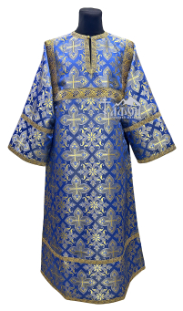 СТИХАРЬ   Синій   р56/д150см   Парча   