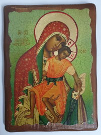 КИКСКАЯ   ↕23см ↔17см Дерево Литография