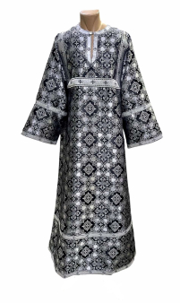 СТИХАРЬ   Чорний   д150см   Парча   