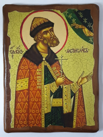 МСТИСЛАВ   23/17см Дерево Литография 