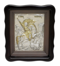 ГЕОРГІЙ ПЕРЕМОЖЕЦЬ   ↕24см ↔20см Гальваніка 