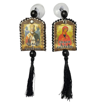 ПІДВІСКА присоска   "Миколай  Семистрыльна" 18/4,5см     