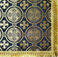 СКАТЕРТИНА   Чорна   ↕130см ↔110см   Парча 