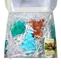 МЫЛО ручной работы "УКРАРЕШИЯ для ЕЛКИ" Набор 140 г.