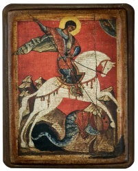 ГЕОРГИЙ ПОБЕДОНОСЕЦ     ↕25см ↔20см Дерево Левкас