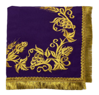 СКАТЕРТИНА   Фіолетова   р1.00/1.00 м   Габардин Вишивка