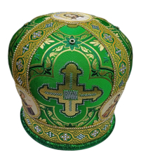 МИТРА   Зелена   Розмір 58   Парча 