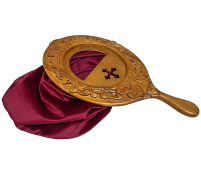 КАРНАВКА  ДЛЯ ПОЖЕРТВ  Бордовая  Искуственный бархат Ольха