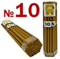 1кгСвечи    100%ВОСКОВЫЕ   №10   Количество - 30шт