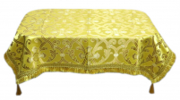 СКАТЕРТИНА   Жовта   р1,20/1,20 м   Парча