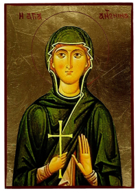 АНТОНИНА   ↕20см ↔14см МДФ Сусальное золото Греция