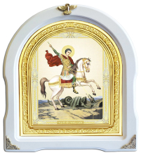 ГЕОРГИЙ ПОБЕДОНОСЕЦ   ↕29см ↔26см Литография 