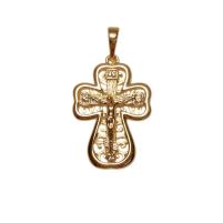 Хрестик НАТІЛЬНИЙ   ↕3.5 ↔1.8 см   Медичний сплав