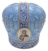 МИТРА   Блакитна   Розмір 55   Парча  
