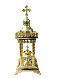 ДАРОЗБЕРІГАЛЬНИЦЯ    ↑41см ⟷17см   Латунь Позолота Греція  