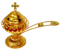 КАДИЛЬНИЦЯ   ↕15см Ø9см   Метал Китай