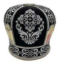 МИТРА   Чорна   Розмір 58,5   Оксамит Вишивка 