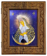 Ключниця   ↕24см ↔20см↔7см Дерево "ОСТРОБРАМСЬКА"