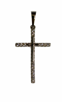 Хрестик НАТІЛЬНИЙ   ↕3.5 ↔1.8 см   Медичний сплав