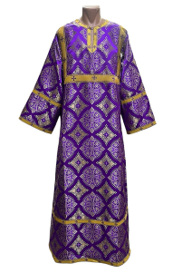 СТИХАРЬ   Фіолетовий   р54/д150см   Парча   