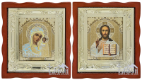 Пара Вседержитель  Казанська   ↕27см ↔24см Літографія   №84-Б