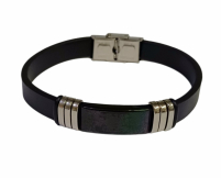 БРАСЛЕТ   21см   Каучук+Медичний сплав