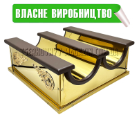 ЯЩИК для СВІЧОК на 2 відділа в18.5/д45/ш46.5см  МДФ Булат