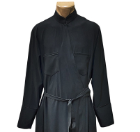 Підрясник грецький   Чорний 46р   Шовк штучний СОФТ Кант 