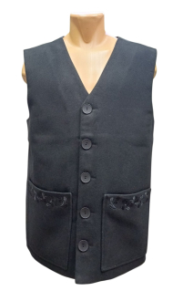 ЖИЛЕТ р54 Кашемир+синтапон Вышивка "Василек"