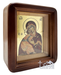 ВЛАДИМИРСКАЯ   ↕19.5см ↔15.5см  Дерево Фотопечать  Поталь Греция