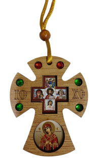 ПІДВІСКА хрест  ↕7см ↔5,2см Пом'якшення злих сердець