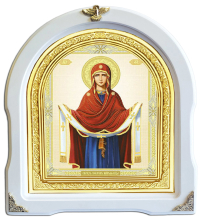 ПОКРОВ Богородицы   ↕29см ↔26см Литография 