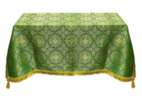 СКАТЕРТИНА   Зелена   ↕150см ↔160см   Парча