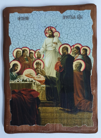 УСПІННЯ Пресвятої Богородиці   ↕17см ↔13см Дерево Літографія