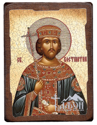 КОСТЯНТИН   17/13см Дерево Літографія