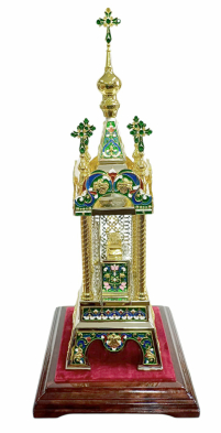 ДАРОЗБЕРІГАЛЬНИЦЯ    ↑60см ⟷17.5см   з ковпаком Комбінована Емаль